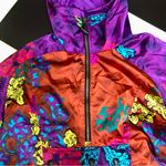 Obermeyer Vintage 80s 90s  Half Zip Windbreaker Insulated Hood Kangaroo Pocket 10 Photo 6