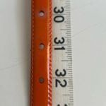 Coach Orange Leather Belt Photo 1