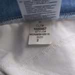 NYDJ  Roll Cuff Pull On Denim Stretch Shorts In Belle Isle Light Wash Size 2 Photo 7