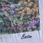 Fruit of the Loom Vintage Groan & mc gurn women’s Boston Flower Shirt Single Stich USA Made Sz L Photo 4