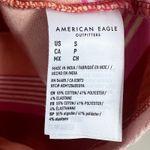 American Eagle  Striped Mini Dress Womens S Orange Knit Stretch Retro Beachy Y2K Photo 5