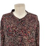 Hobbs London Rosalia Scatter Print Blouse Long Sleeve Abstract Print Size US 14 Blue Photo 3