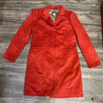 J.Crew Vibrant Red Trench Coat Photo 0