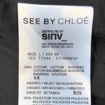See By Chloe See By Chloé Cropped Black Satin Lapel Tuxedo Tailored Hourglass Blazer Size 4 Photo 8