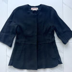 Marni blazer jacket size 6 42 black collarless Photo 0