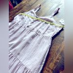 Sonoma Pink & White Stripe Linen Tiered Ruffle Boho Maxi Dress Size 2X NWT Photo 13