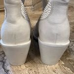 Dolce Vita Boots Nashe Off White Pearl Heeled Western Booties Size 10 Photo 8