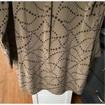 Equipment  Cadence silk dress with stars size M olive green black Photo 4