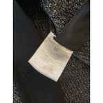 retrofete Mimi Rib Knit mini long sleeve metallic black silver blazer Dress M Size M Photo 7