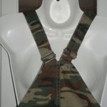 Forever 21 NWT Camo Denim Overall Dress Photo 7