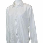 H&M White Embroidered Button Up Shirt Photo 2