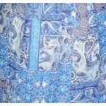 Lulus NWT Wings of Love Blue Print Maxi Dress Size S Flutter Sleeve V-Neck Photo 7