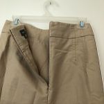 MEXX Solid Tan Beige Straight Pencil Work Cotton Knee Length Skirt UK 10 / US 6 Photo 7