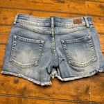 O'Neill Womens Denim Shorts Distressed Frayed Cuffed Blue Size 25 Photo 3
