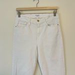 frame denim FRAME Le Mini Boot Jeans in White Size 28 Full Length Photo 3