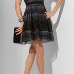 BCBGMAXAZRIA BCBG strapless silk combo cocktail dress Photo 1