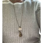 Unique Vintage Rare Vintage Texicana Pride Charm Necklace Western Southern Long Gold Chain Photo 9