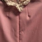 Vintage Homemade Dress Pink Crocheted Collar Size undefined Photo 7