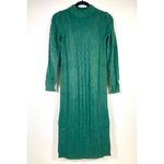 Marine layer  Olina Long Sleeve Donegal Sweater Midi Dress Green Gables Small NWT Photo 5