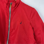 Nautica  Full Zip Red Nylon Jacket Size XS Photo 2