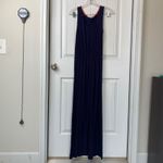 Boden blue navy jersey Emmie maxi dress‎ size 4 Regular minimalist Photo 2