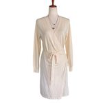 Lascana Cream Wrap Sweater Dress Size 8 Photo 2