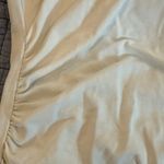 White House | Black Market  White Tank with Black and brown Lace Detail Photo 4