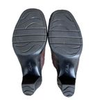 Clarks Bendables Women's Size 6 Shoes Brown Leather Mules Comfort Career Heeled Photo 5