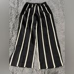 Vince Camuto  Women’s Black & Off White Wide Leg Pants Size PS Photo 8