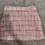 ZARA  Pink Plaid Mini Skirt Photo 3