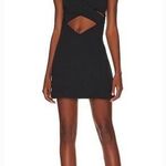 L'Academie Anoush Knit Mini Dress in Black Small Photo 0