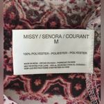 Vintage America Blues Pink Semi Sheer Boho Shirt Sz M Size M Photo 10