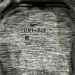 Nike  grey athletic jacket in size small Photo 2