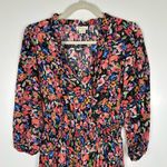 Shoshanna  Blendon Sunset Floral Mini Dress 3/4 Length Sleeves Photo 1