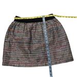 Eight Sixty Metallic Holiday Party Silk Blend Mini Skirt Photo 9