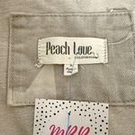Peach Love California *NEW* Peach Love Tassel Denim Jacket Photo 5