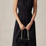 J.Crew NWT Hyacinth Dress Cotton Poplin Black Photo 0