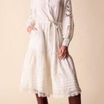 St. Roche Darcy Embroidered Shirtdress Sz 6 Bridgerton French Cottage Cotton White Photo 1