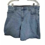 Lee Riders Elastic Waist Stretch Shorts Women 14 Medium Summer Spring Mom Granny Photo 0