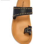 Free People NWOT Amelie Tiny Stud Sandals in Black Photo 3