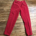 Red Vintage GITANO High waisted straight leg jeans (Vintage size 10/ US Size 6/ Waist 28”) Photo 0
