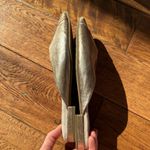 BIRDIES The Swan Gold leather slip on shoes Sz 9 Photo 13