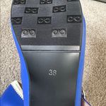 Women’s Red Chunky Heel Mary Jane Pumps Cute Bow & Hearts Round Toe Size 7 NEW Blue Photo 5