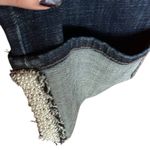 Chico's so slimming GF slim leg ankle Dark Blue Denim Jeans with pearl cuffs Photo 6