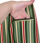 White Stag Vintage Womens Size 12 Retro Striped Faux Wrap Midi Skirt Cottagecore Photo 8