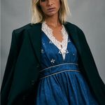 Free people Aultry Embellished Mini Dress Blue Size XS Photo 4