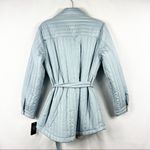 Vince Camuto  Dusty Blue Quilted Shirt Jacket NWT in Size Large Photo 7