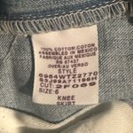 Ralph Lauren Vintage  Denim Knee Skirt Sz 6 Stonewash Jeans Polo Straight Pencil Photo 4