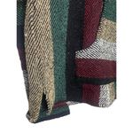 Southwestern Poncho Hoodie Kangaroo Pockets Large Multicolored #1039 Photo 7