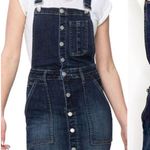 Judy Blue  High Waist Overall Denim Skirt Dress Dark Blue Size Small NWT Photo 0